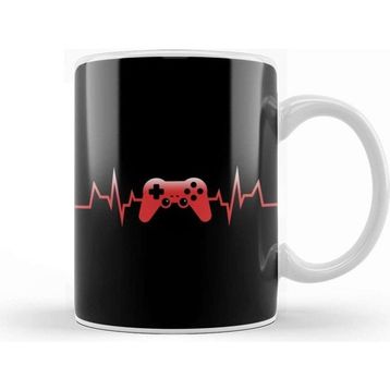 Baskı Dükkanı Gamer Heartbeat Kupa