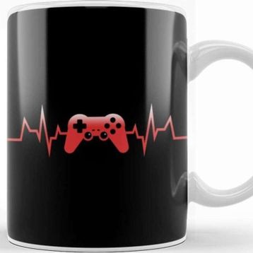 Baskı Dükkanı Gamer Heartbeat Kupa