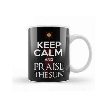 Baskı Dükkanı Games Keep Calm and Praise the Sun Kupa