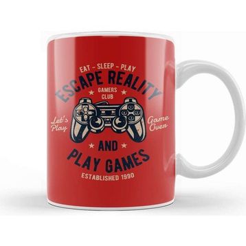 Baskı Dükkanı Gaming Escape Reality Play Games Kupa