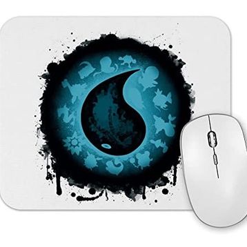 Baskı Dükkanı Gaming the Water Types Mouse Pad