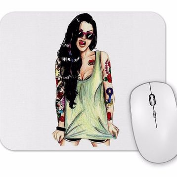 Baskı Dükkanı Garota Descolada Mouse Pad
