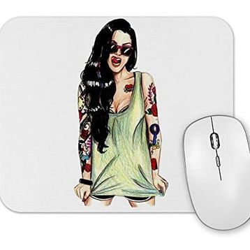 Baskı Dükkanı Garota Descolada Mouse Pad