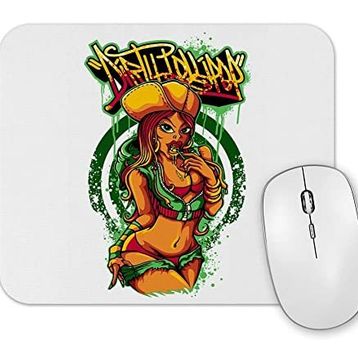 Baskı Dükkanı Garota Lolipop Mouse Pad