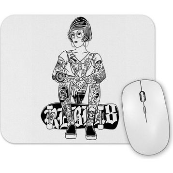 Baskı Dükkanı Garota Skate 2 Mouse Pad