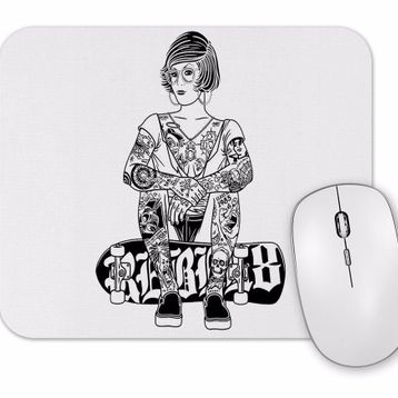 Baskı Dükkanı Garota Skate 2 Mouse Pad