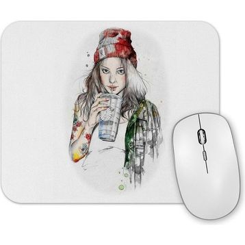 Baskı Dükkanı Garota Tatoo Mouse Pad
