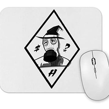 Baskı Dükkanı Gas Mask Hermetic Mouse Pad