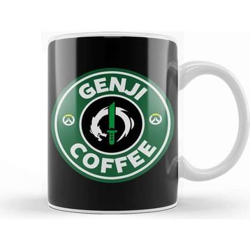 Baskı Dükkanı Genji Coffee Overwatch Kupa