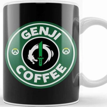 Baskı Dükkanı Genji Coffee Overwatch Kupa