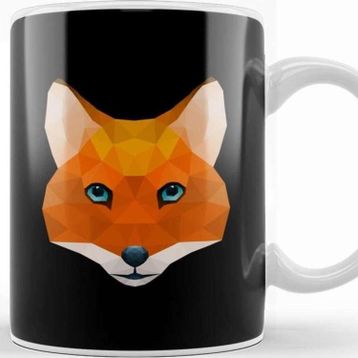 Baskı Dükkanı Geometric Animal Fox Kupa