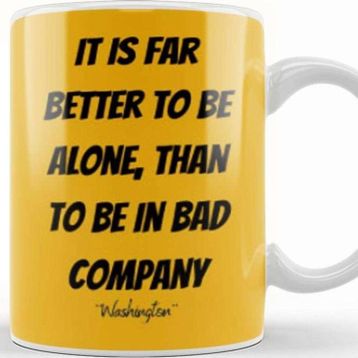 Baskı Dükkanı George Washington Quotes Kupa