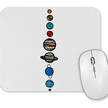 Baskı Dükkanı Gezegenler Mouse Pad