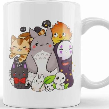 Baskı Dükkanı Ghibli Chibi Friends Kupa