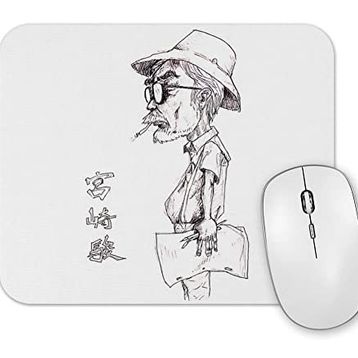 Baskı Dükkanı Ghibli Miyazaki Stares Into the Distance Mouse Pad