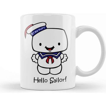 Baskı Dükkanı Ghostbusters Hello Sailor 01 Kupa