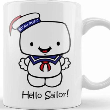 Baskı Dükkanı Ghostbusters Hello Sailor 01 Kupa