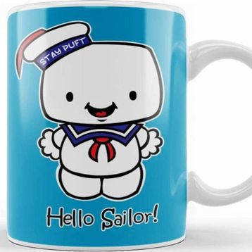 Baskı Dükkanı Ghostbusters Hello Sailor Kupa