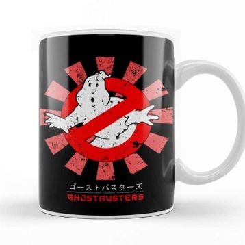 Baskı Dükkanı Ghostbusters Retro Japanese Kupa