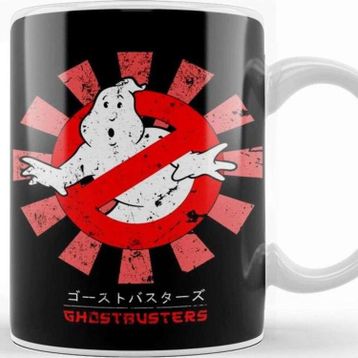 Baskı Dükkanı Ghostbusters Retro Japanese Kupa