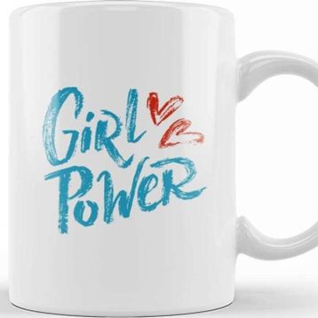 Baskı Dükkanı Girl Power Magical Design Kupa Bardak