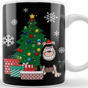 Baskı Dükkanı Gnasher Around The Christmas Tree Kupa Bardak