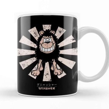 Baskı Dükkanı Gnasher Retro Japanese Kupa Bardak