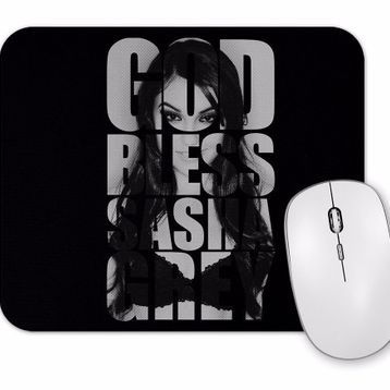 Baskı Dükkanı God Bless Sasha Grey Mouse Pad