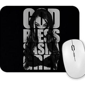Baskı Dükkanı God Bless Sasha Grey Mouse Pad