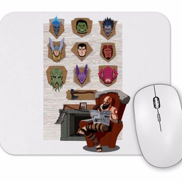 Baskı Dükkanı God of War Kratos Godslayer Mouse Pad