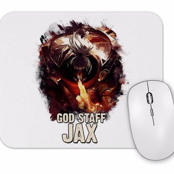 Baskı Dükkanı God Staff Jax Mouse Pad