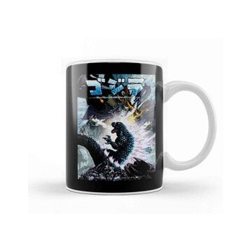 Baskı Dükkanı Godzilla Alien Kupa Bardak