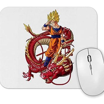 Baskı Dükkanı Goku Dragon Red Mouse Pad
