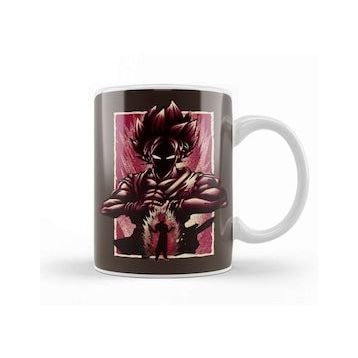 Baskı Dükkanı Goku Super Attack Kaioken 01 Kupa