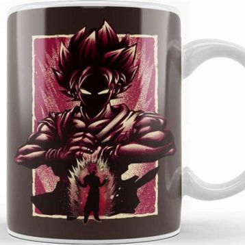 Baskı Dükkanı Goku Super Attack Kaioken Kupa