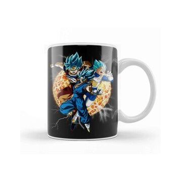 Baskı Dükkanı Goku & Vegeta Form Vegeto Kupa