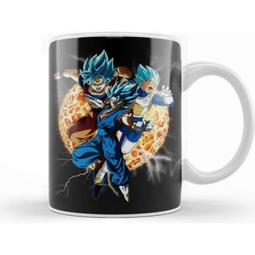 Baskı Dükkanı Goku & Vegeta Form Vegeto Kupa