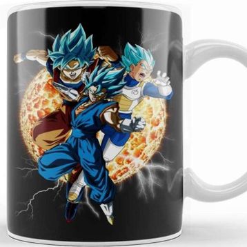 Baskı Dükkanı Goku & Vegeta Form Vegeto Kupa