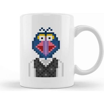 Baskı Dükkanı Gonzo The Muppets Pixel Character Kupa