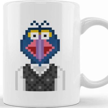 Baskı Dükkanı Gonzo The Muppets Pixel Character Kupa