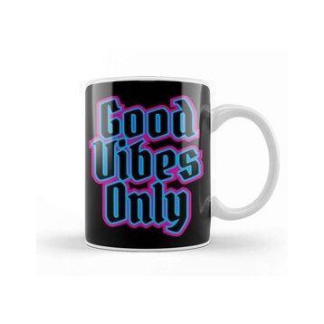Baskı Dükkanı Good Vibes Only Kupa