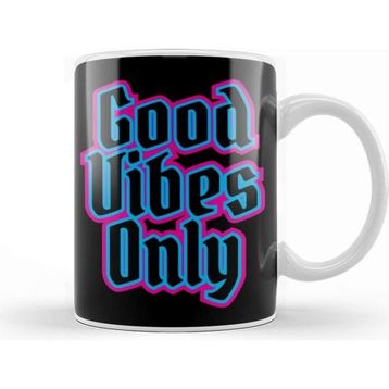 Baskı Dükkanı Good Vibes Only Kupa
