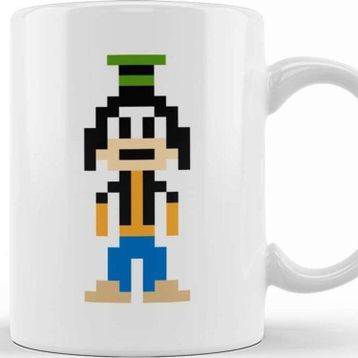 Baskı Dükkanı Goofy Pixel Character Kupa