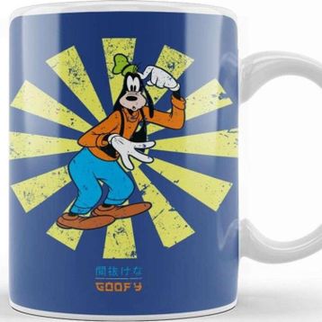 Baskı Dükkanı Goofy Retro Japanese Kupa