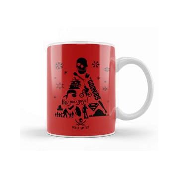 Baskı Dükkanı Goonies Christmas Tree Silhouette Kupa