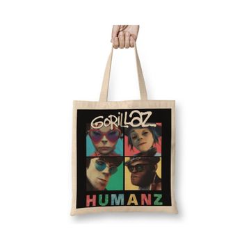 Baskı Dükkanı Gorillaz Girls Just Wanna Have Fun Bayan Günlük Çanta