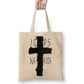 Baskı Dükkanı Gospel Jesus Na Minha Vıda Bayan Günlük Çanta