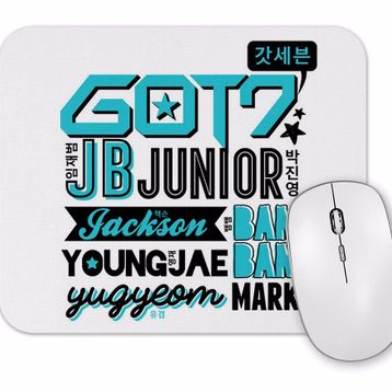 Baskı Dükkanı Got7 Collage Mouse Pad