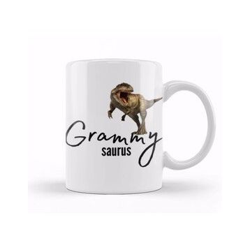 Baskı Dükkanı Grammysaurus Gifts Grammy Saurus Kupa