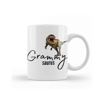 Baskı Dükkanı Grammysaurus Gifts Grammy Saurus Kupa